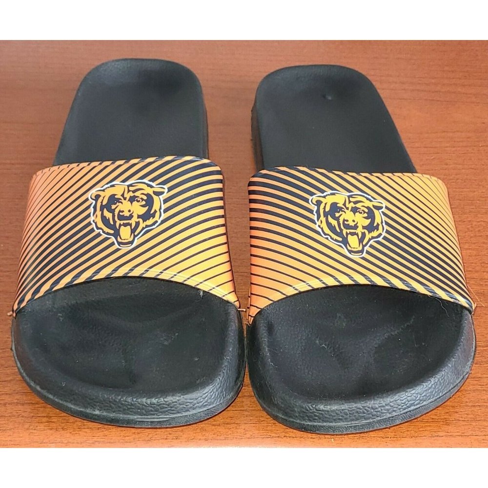 Chicago Bears NFL Men's Big Logo Flip Flop,Sandal 11-12